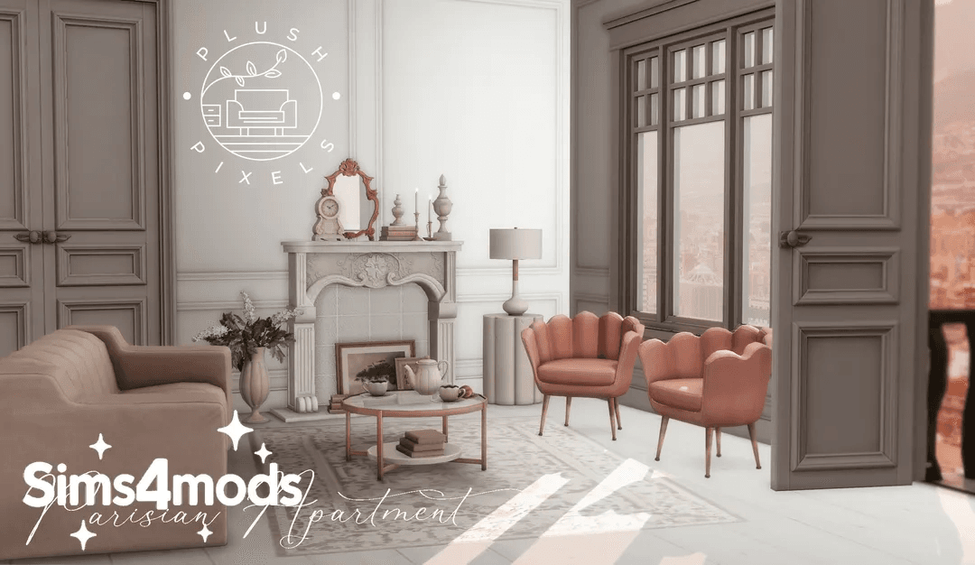 Галерея мода Сет мебели для гостиной Parisian Apartment #2